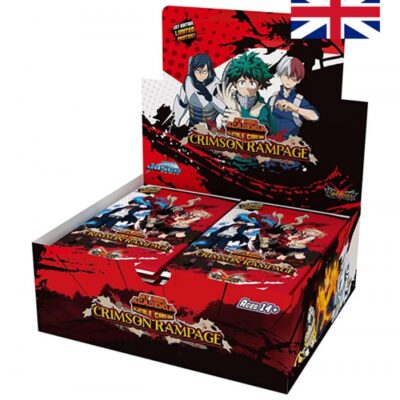 Booster Box Display (24 sobres) Series 2 Crimson Rampage Inglés My Hero Academia CCG