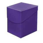 Caja de mazo Deck Box Eclipse 100 Morado Ultra Pro.