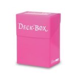 Caja de mazo Deck Box Solid Rosa Brillante Ultra Pro.