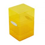 Caja de mazo – Satin Tower Deck Box – Glitter Amarillo – Ultra Pro