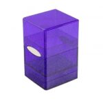 Caja de mazo – Satin Tower Deck Box – Glitter Morado – Ultra Pro