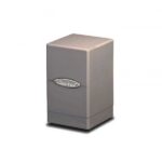 Caja de mazo Satin Tower Deck Box gris Ultra Pro