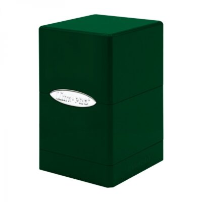 Caja de mazo Satin Tower Hi-Gloss Verde Esmeralda – Ultra Pro