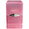 Caja De Mazo Satin Tower Ultra Pro. Para 100 Cartas. Color Glitter Pink