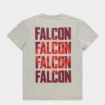 Camiseta Estampado Logo Falcon L Gris Marvel – Difuzed