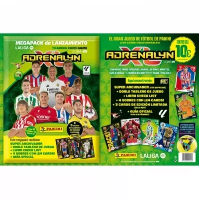 Cartón Starter Pack Lanzamiento Adrenalyn 2024-25 de Panini Cromos