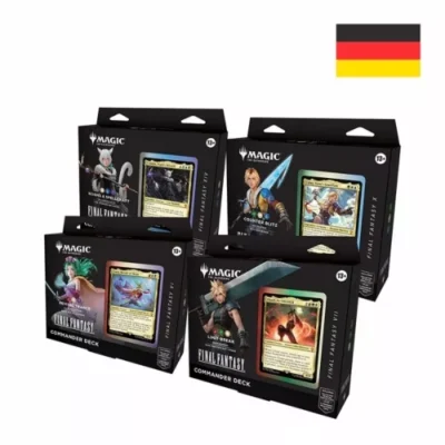 Commander Display (4 Mazos) Final Fantasy Alemán – Magic The Gathering