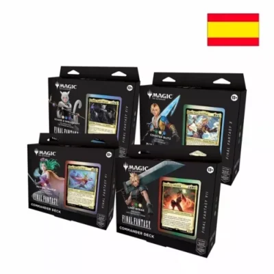 Commander Display (4 Mazos) Final Fantasy Español – Magic The Gathering