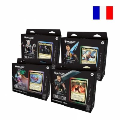 Commander Display (4 Mazos) Final Fantasy Francés – Magic The Gathering