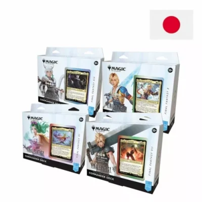 Commander Display (4 Mazos) Final Fantasy Japanese – Magic The Gathering