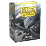 Fundas Standard Dual Matte Snow Nirin Blanco (100 Fundas) Dragon Shield.