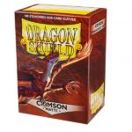 Fundas Standard Matte Crimson Rojo (100 Fundas) Dragon Shield.