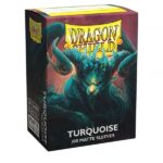 Fundas Standard Matte Turquesa Atebeck (100 Fundas) Dragon Shield.