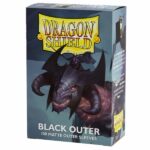 Fundas Standard Outer Sleeves Black – Standar Size (100 Fundas) Dragon Shield