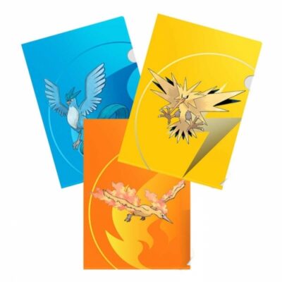 Pack 3 Carpetas de torneo de Pokémon Zapdos, Moltres y Articuno – Ultra Pro