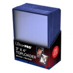 Toploader Blue Border  (25 Unidades) Ultra Pro