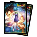 E-15302 Standard Sleeves For Dragon Ball Fusion – Bulma, Vegeta And Trunks (65 Sleeves)