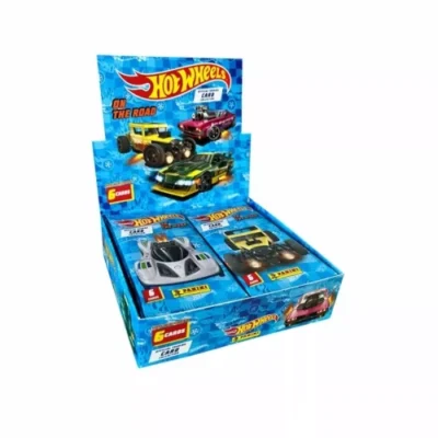 Cajita De 24 Sobres Hot Wheels De Panini Cromos