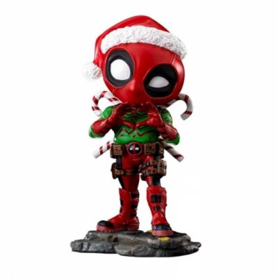 Figura Deadpool (Holidays Version) - Marvel Comics - Minico (15 Cm) - Iron Studios