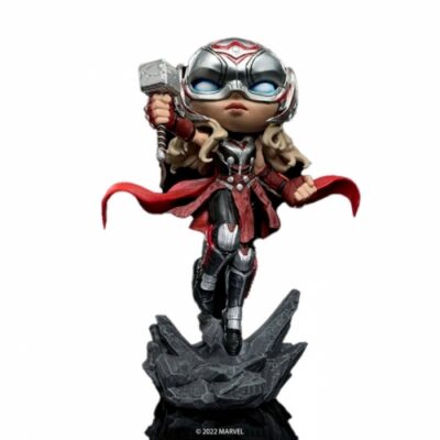 Figura Mighty Thor Jane Foster - Thor Love And Thunder - Minico (15 Cm) - Iron Studios