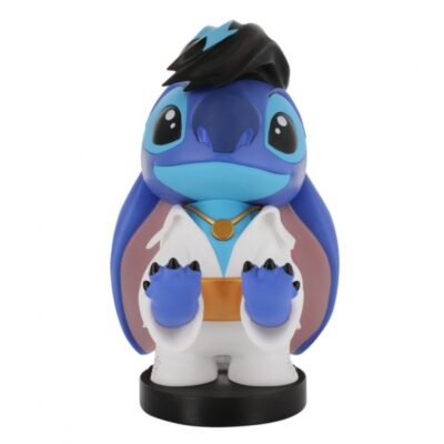 Figura Stand Lilo & Stitch Elvis Stitch Cable Guys Controller Holder And Phone Stand Disney - Exg