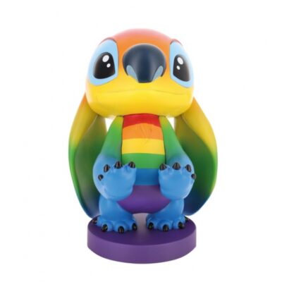 Figura Stand Lilo & Stitch Rainbow Stitch Cable Guys Controller Holder And Phone Stand Disney - Exg