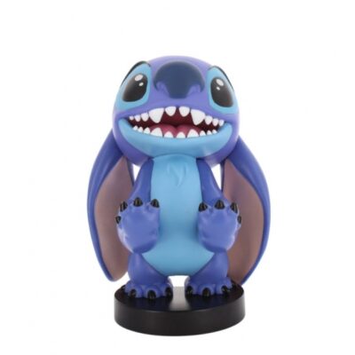 Figura Stand Lilo & Stitch Smiley Stitch Cable Guys Controller Holder And Phone Stand Disney - Exg