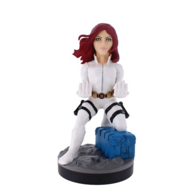 Figura Stand Marvel Black Widow White Suit Cable Guys Controller Holder And Phone Stand Marvel - Exg