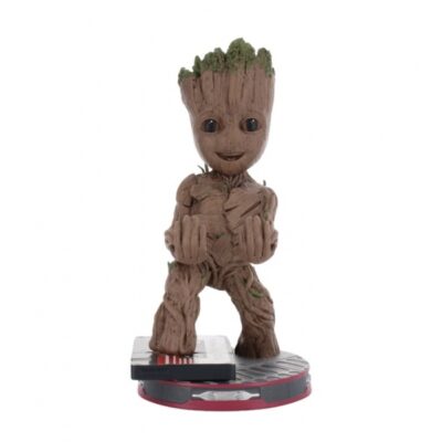 Figura Stand Marvel Smiley Toddler Groot Cable Guys Controller And Phone Stand Marvel - Exg