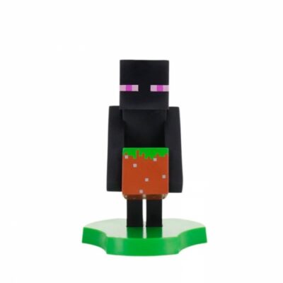 Figura Stand Minecraft Enderman Cable Guys Holdems, Mini Phone Stand And Device Holder Minecraft - Exquisite Gaming