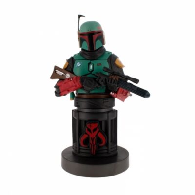 Figura Stand The Mandalorian Boba Fett Mandalorian Cable Guys R.E.S.T Device Holder Star Wars - Exquisite Gaming