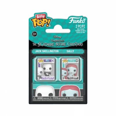 Funko Bitty Pop! 2-Pack Jack And Sally – Pesadilla Antes De Navidad – Disney