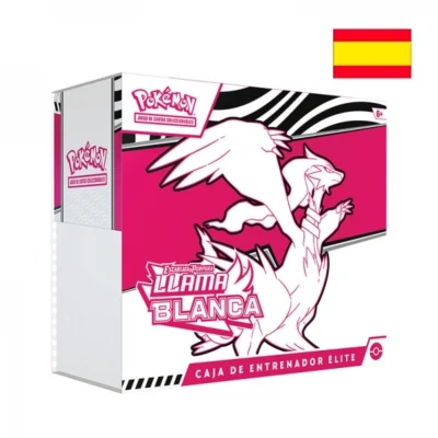 Caja De Entrenador Élite (Reshiram) Español Escarlata Y Púrpura Fulgor Negro Y Llama Blanca - Pokémon Tcg