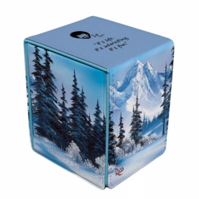 Caja De Mazo Alcove Flip Deck Box Winter Paradise Bob Ross - Ultra Pro