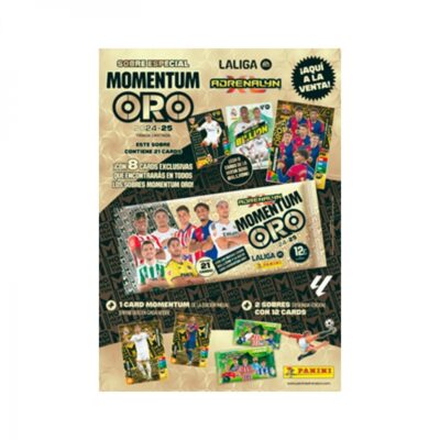 Carton (Album&Sobres) Momentum Oro Adrenalyn 24-25 Laliga – Panini Cromos