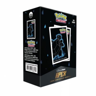Fundas Standard 105Ct Apex Deck Protector Sleeves Blastoise Neon Kanto Pokémon - Ultra Pro