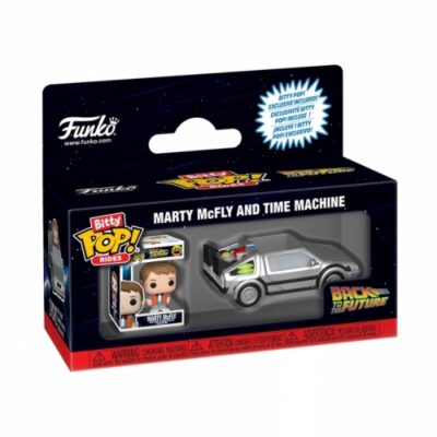Funko Bitty Pop! Ride Marty Mcfly And Time Machine - Regreso Al Futuro