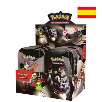 Mini Lata Julio 2025 (8 Unidades) Español Escarlata Y Púrpura Fulgor Negro Y Llama Blanca - Pokémon Tcg